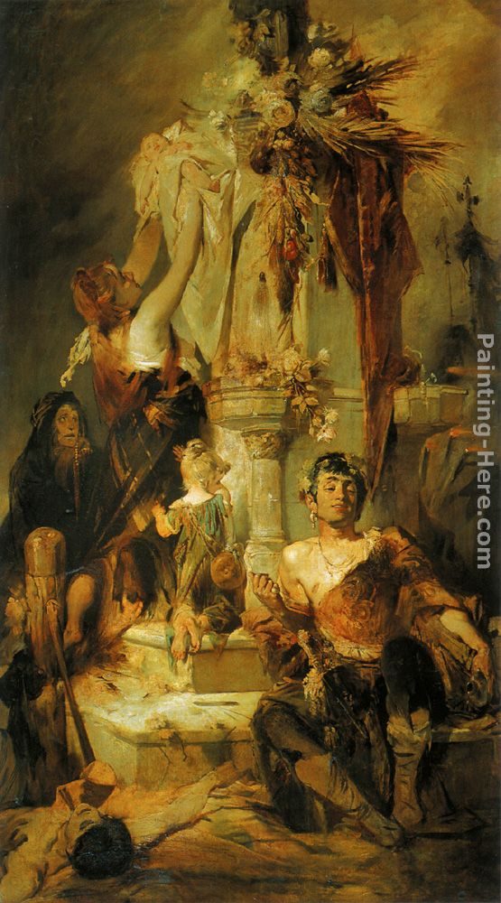 Hans Makart Opferszene
